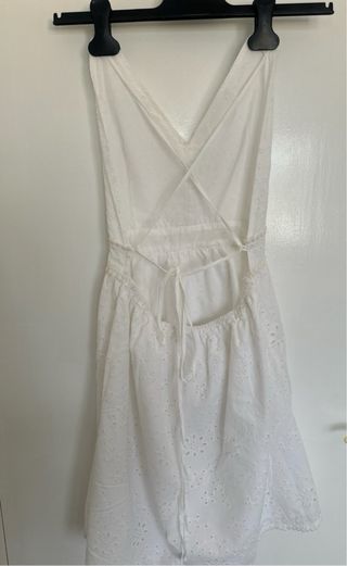 Vestido blanco bordado