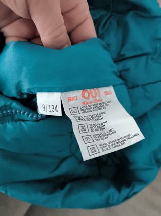 Pantalón Nieve Talla 9 Años