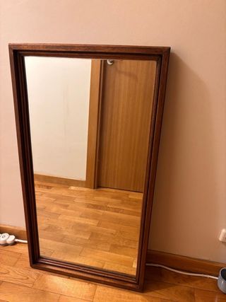 Espejo antiguo madera