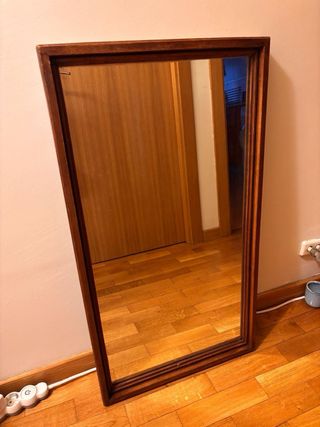 Espejo antiguo madera