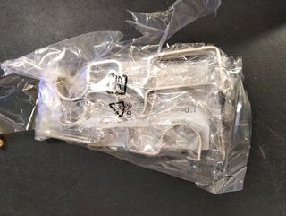 Barra Cortina Doble Amazon Basics Níquel 183-366cm