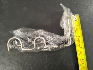 Barra Cortina Doble Amazon Basics Níquel 183-366cm