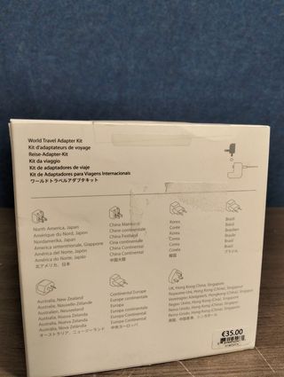 Juego de adaptadores de viaje de Apple