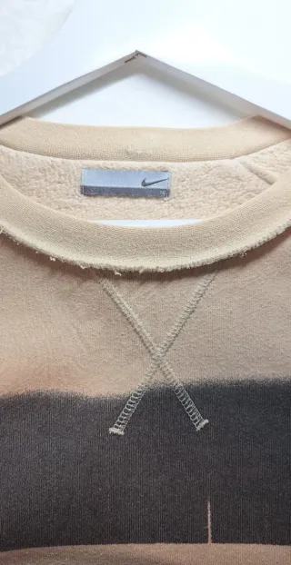 Sudadera Nike crewneck vintage Beige crema M city