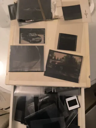 Negativos fotos coches antiguos colección