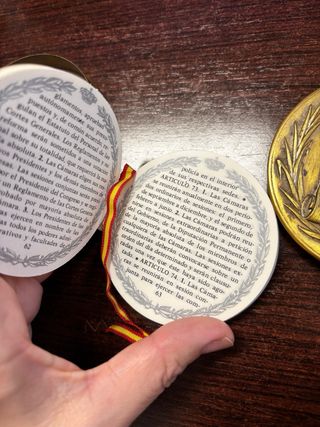 Polvera Constitución Española 1978