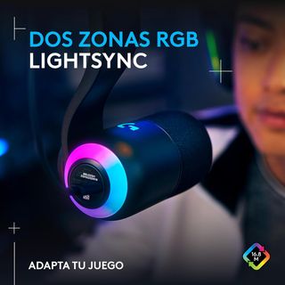Logitech G Yeti GX RGB Micrófono Dinámico
