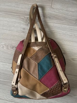 Bolso Mochila Desigual Patchwork Multicolor