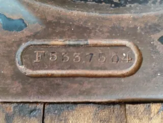 Máquina de coser Singer Antigua 1914