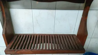 Platero antiguo de madera