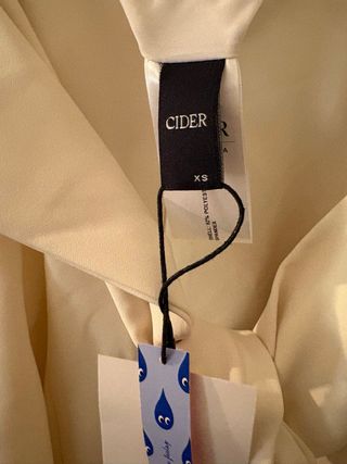 Vestido blanco mini Cider nuevo con etiquetas