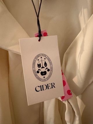 Vestido blanco mini Cider nuevo con etiquetas