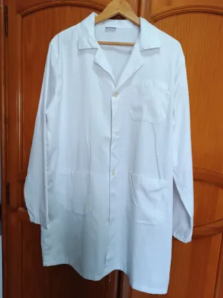 Bata de Laboratorio Talla L Blanca