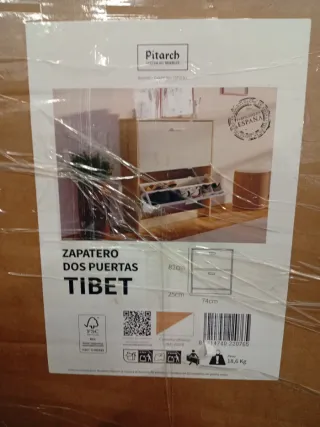 Zapatero Pitarch Tibet 2 Puertas Blanco