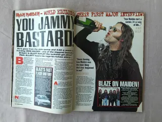 Iron Maiden Revista Kerrang! 563 - ING