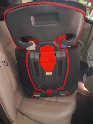 Silla coche Ferrari roja y negra