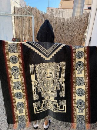 Poncho Virgen de Guadalupe Multicolor