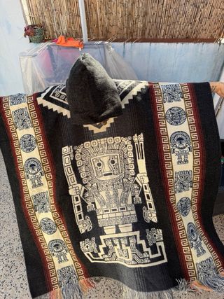 Poncho Virgen de Guadalupe Multicolor