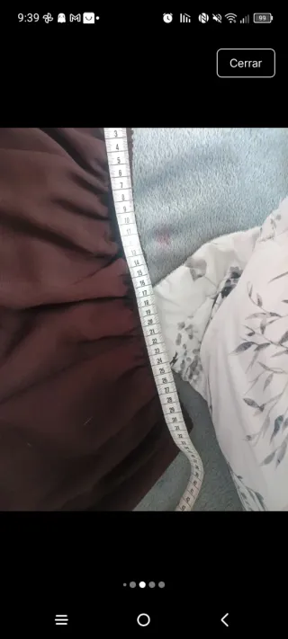 Falda Midi Marrón Chocolate  Estilo Boho / Cottage