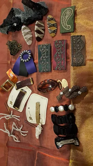 Fermagli per capelli vintage assortiti