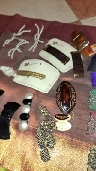 Fermagli per capelli vintage assortiti