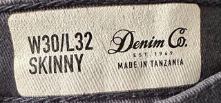 Pantalón skinny azul marino W30 L33