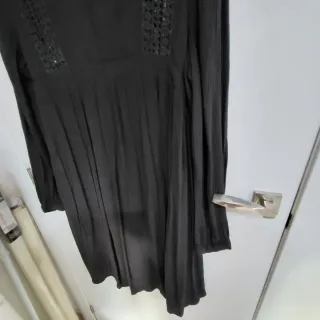 Vestido Negro Mango Talla S/M