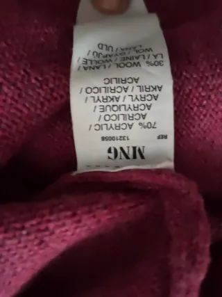 Jersey Margo Burdeos/Morado. Talla S. Como nuevo