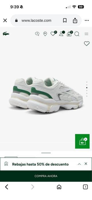 Zapatillas Lacoste L003 2K24 Blancas