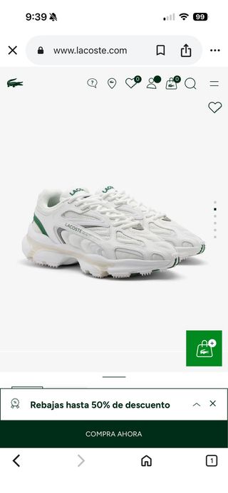 Zapatillas Lacoste L003 2K24 Blancas