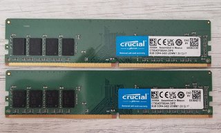 2x8GB DDR4 2400MHz RAM Crucial