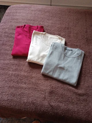 Lote 3 jerséis mujer talla S/M