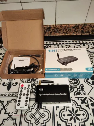 Receptor Transmisor Bluetooth 5.1, convertidor DAC