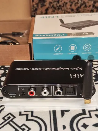 Receptor Transmisor Bluetooth 5.1, convertidor DAC