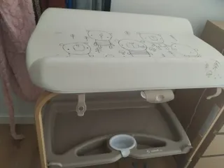 Cambiador bañera  de bebé plegable