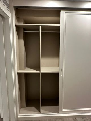 Armario 3 puertas correderas lacado blanco