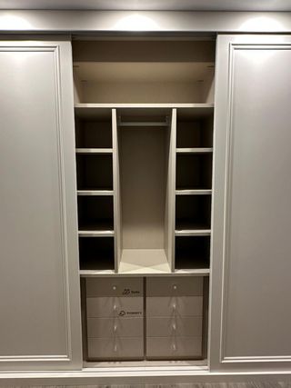 Armario 3 puertas correderas lacado blanco