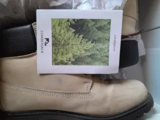 Scarponcini Lumberjack beige/nero donna