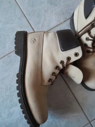 Scarponcini Lumberjack beige/nero donna