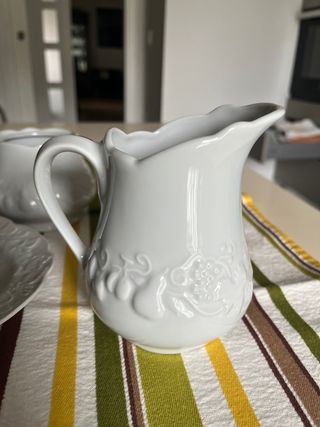 Jarra Philippe Deshoulieres Limoges Blanca