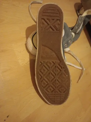 Converse grises altas