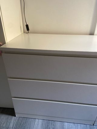 Cómoda 6 cajones blanca IKEA