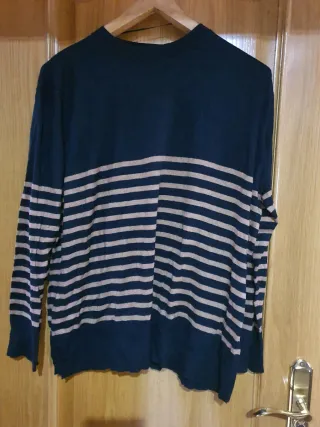 Jersey Encuentro Rayas Azul Beige