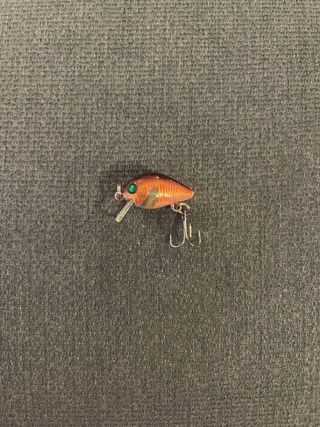 Amostra De Pesca Crankbait XS Preta & Laranja