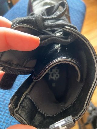 Botas militares charol negro Oh! Girl - Talla 33