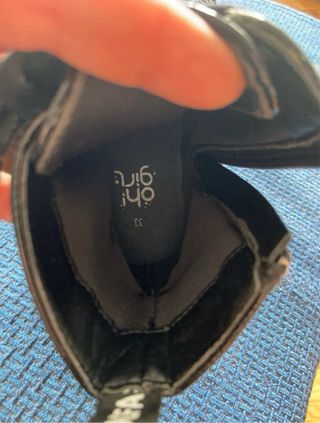 Botas militares charol negro Oh! Girl - Talla 33