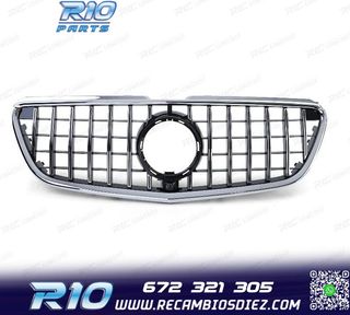 PARRILLA MERCEDES VITO W447 14-19 NEGRO CROMO