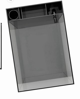 OFERTA!!Acuario Waterbox 25 Peninsula Negro 90L