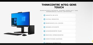 Lenovo ThinkCentre M75q Gen 5 Touch – Potente.