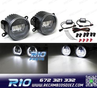 FAROS ANTINIEBLA LUZ DIURNA UNIVERSAL NEGRO
